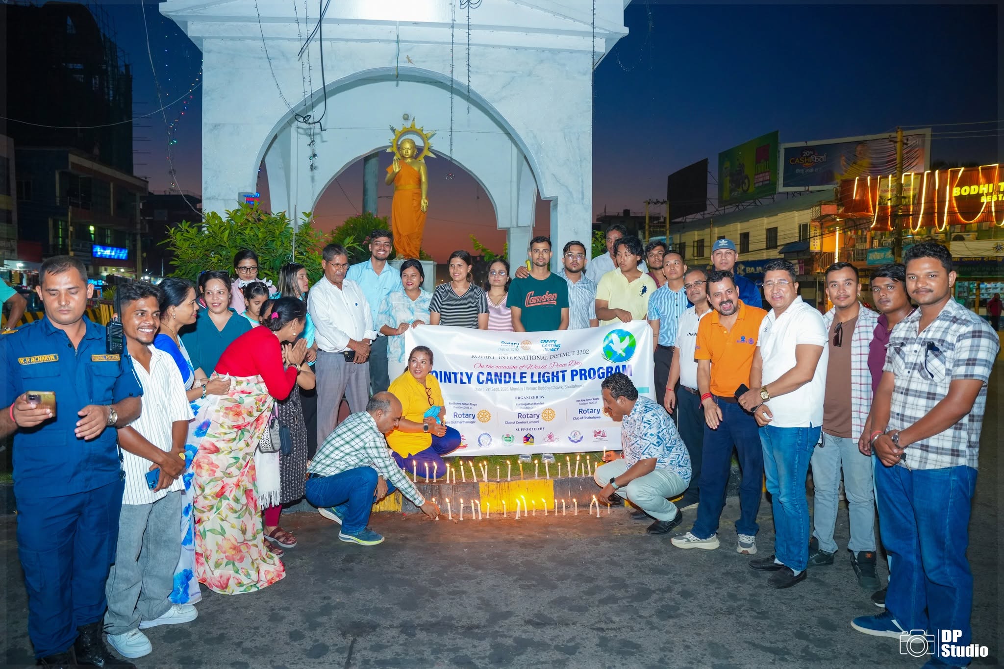 Jointly Candle Light Program on World Paece Day